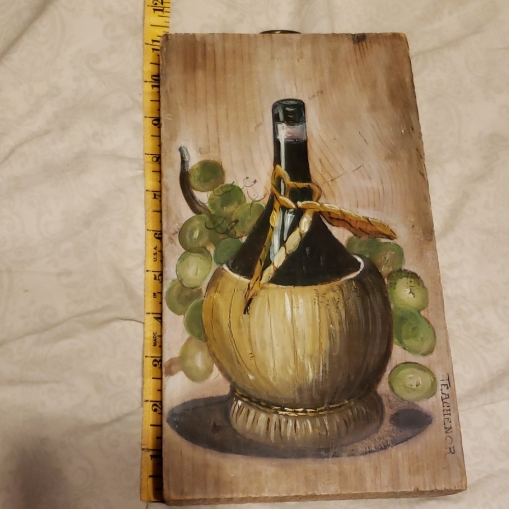 Bottle of wine artwork
